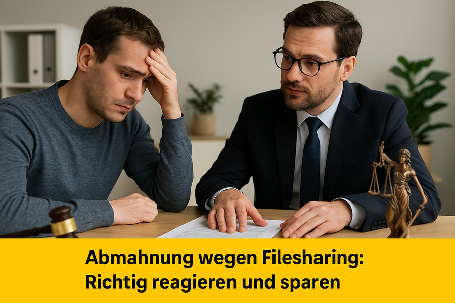 Abmahnung wegen Filesharing: Richtig reagieren und sparen