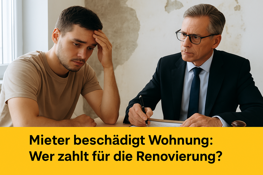Mieter beschädigt Wohnung: Wer zahlt für die Renovierung?