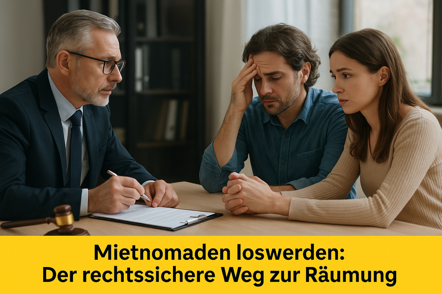 Mietnomaden loswerden: Der rechtssichere Weg zur Räumung