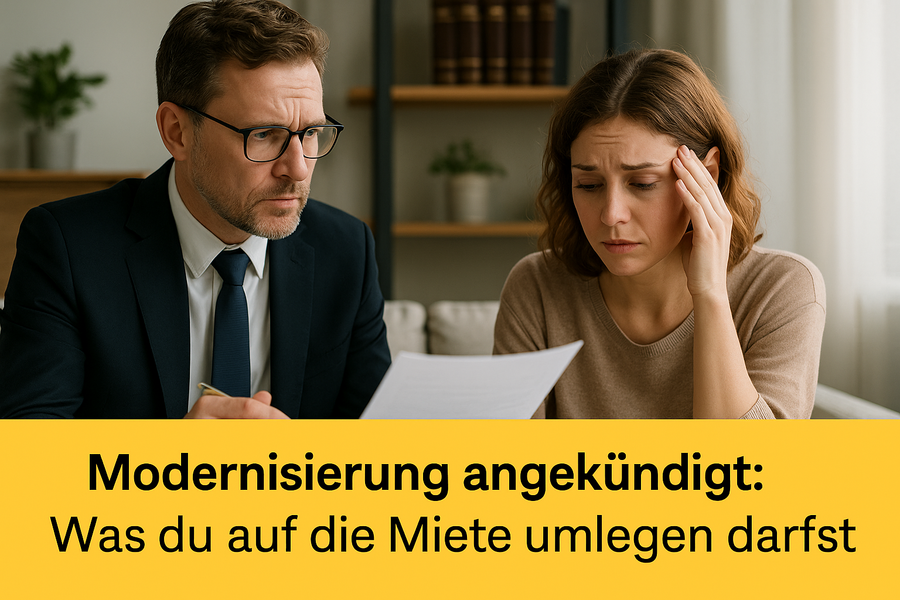 Modernisierung angekündigt: Was du auf die Miete umlegen darfst