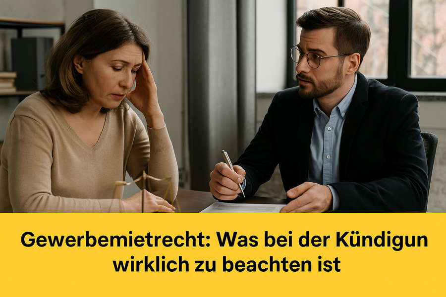 Gewerbemietrecht: Was bei der Kündigung zu beachten ist