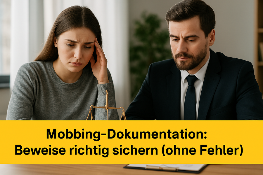 Mobbing-Dokumentation: Beweise richtig sichern