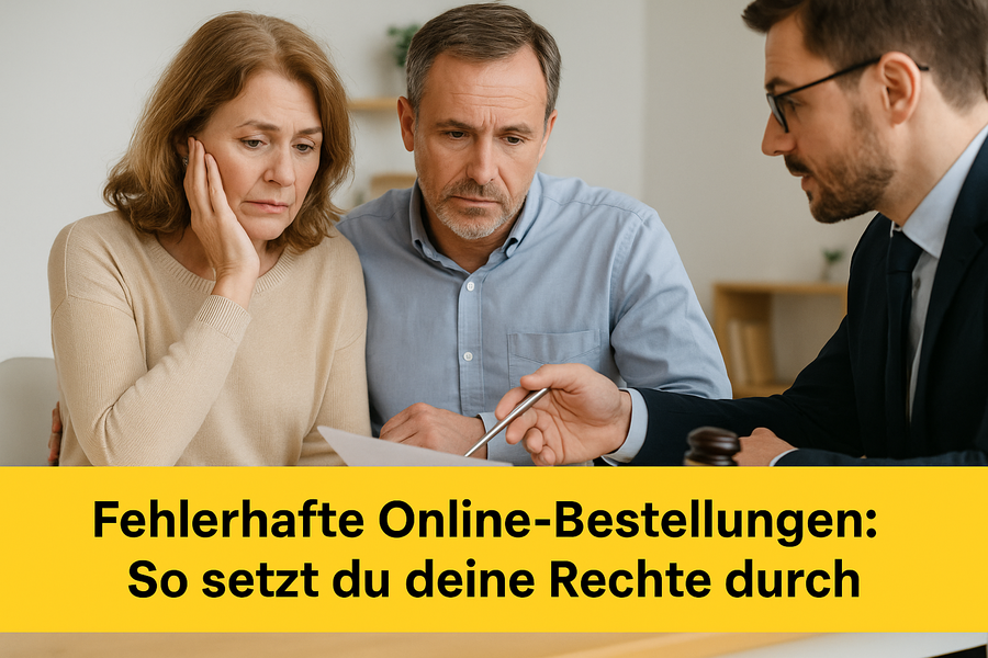Dein Recht bei fehlerhaften Online-Bestellungen