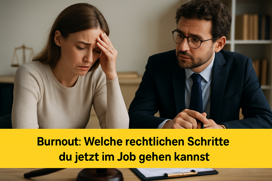 Rechtliche Schritte bei Burnout-Erkrankung