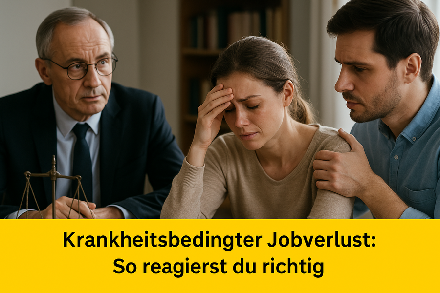 Krankheitsbedingter Jobverlust: So reagierst du richtig